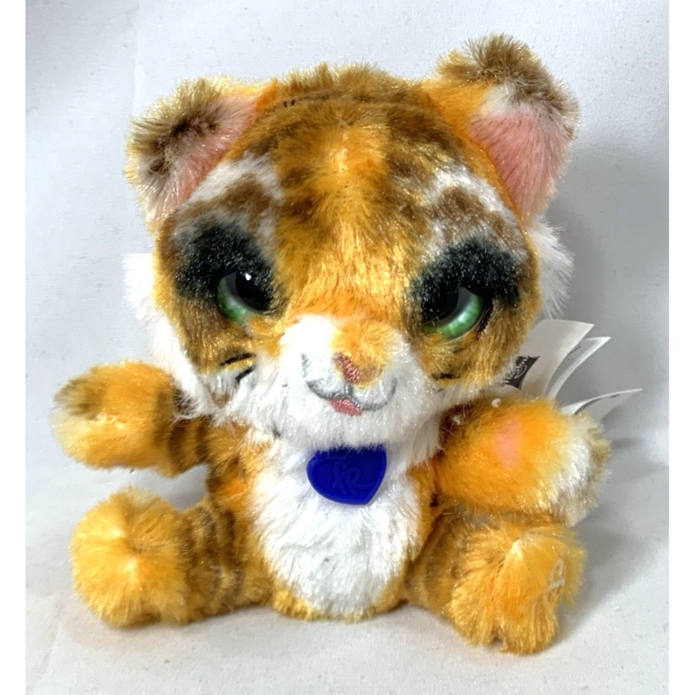 Hasbro FurReal Tiger Mini Little Hugs Interactive Animated‎ Cute! Tested WORKING